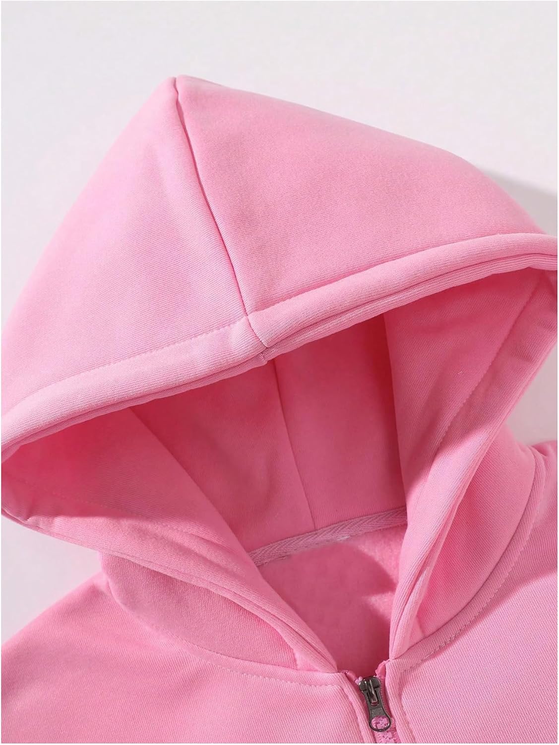 Verdusa Men's Quarter Zip Pullover Hoodies Long Sleeve Drop Shoulder Sweatshirt Casual Pullover