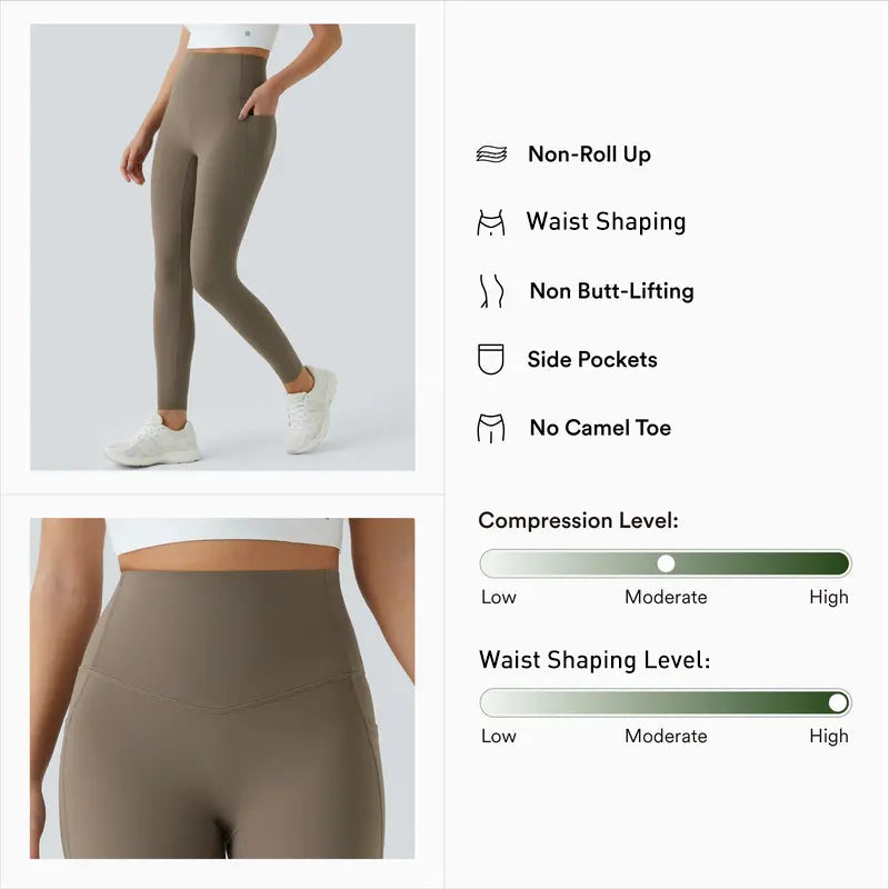CoreFit Sculpting Pocket Yoga Leggings