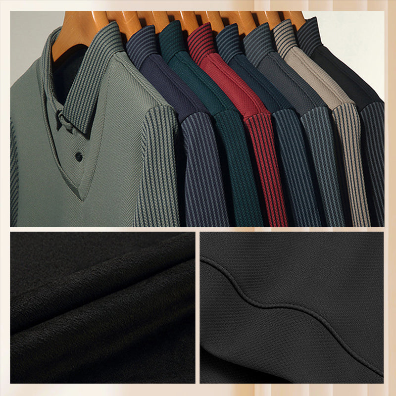 City Striped Layered Shirt Top