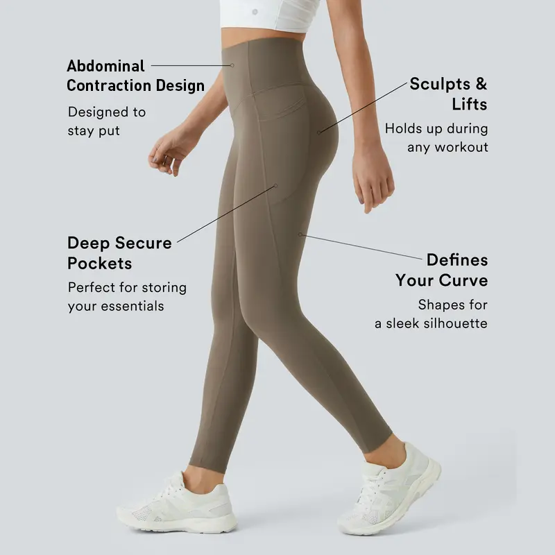 CoreFit Sculpting Pocket Yoga Leggings